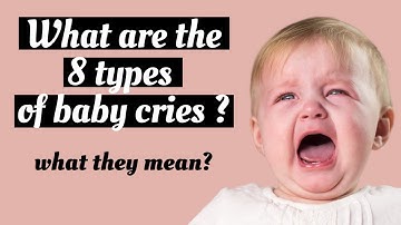Why Babies Cry, What They Sound Like and What They Mean