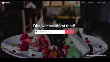 Food Website Landing Page using HTML and CSS | Responsive Landing Page | HTML & CSS