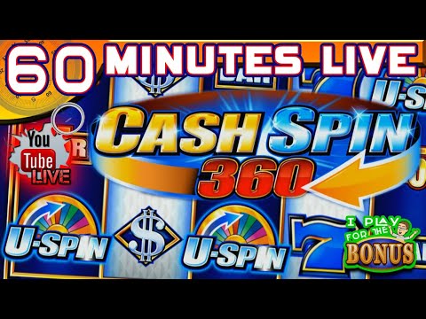 🔴 60 MINUTES LIVE REEL ★ CASH SPIN 360 ★ U-SPIN TO WIN!