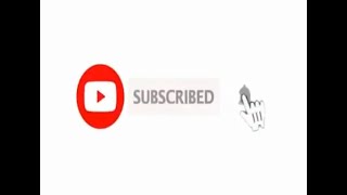 No background subscrib button and Bell icon video for YouTube