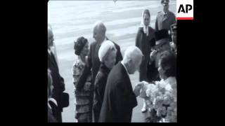 SYND 14-4-69 THE KING AND QUEEN OF MALAYSIA START OFFICIAL SIX DAY STATE VISIT TO GERMANY