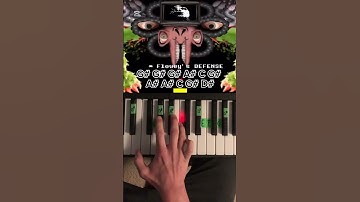 Thumbnail of Undertale - Finale tutorial #shorts #piano #music #gaming #undertale