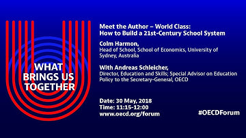 Meet the Author – World Class: How to Build a 21st-Century School System