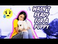 I Wasn't Ready for My Puppy // Story Time