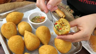 O SALGADO MAIS VENDIDO DO BRASIL! COXINHA ESPECIAL DE BATATA!