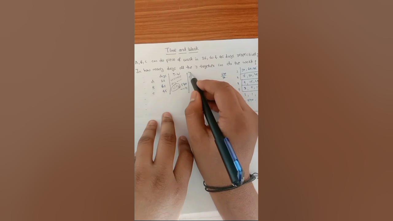 Time and work aptitude shortcut tricks 1 youtube
