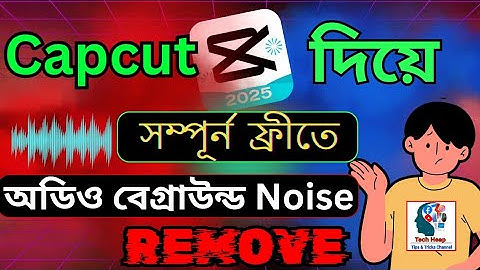 CapCut দিয়ে অডিওর ব্যাকগ্রাউন্ড নোইজ রিমুভ করুন | How to Remove Audio Background Noise in Capcut |