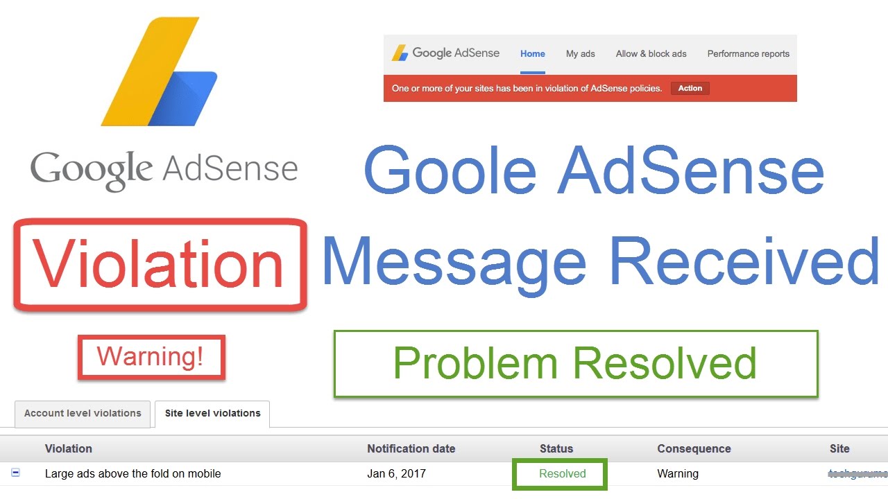 Image result for adsense violation problem