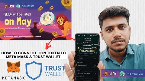 Athene Network Update| How to Transfer Lion to Trust wallet| How to withdraw lion token to metamask