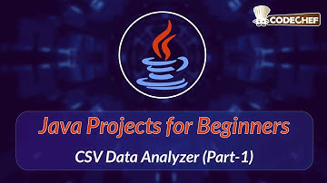 CSV Data Analyzer (Part-1) | Java Projects for Beginners