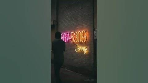 867-5309 – Jenny’s Neon Number! 🎶💡 [AI MEME]