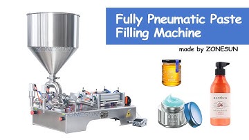 How to use ZS-GT2P 2 Heads Fully Pneumatic Paste Filling Machine