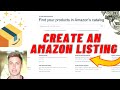 How to Create an Amazon Listing From Scratch in 2020 - Amazon Seller Pro Tutorial