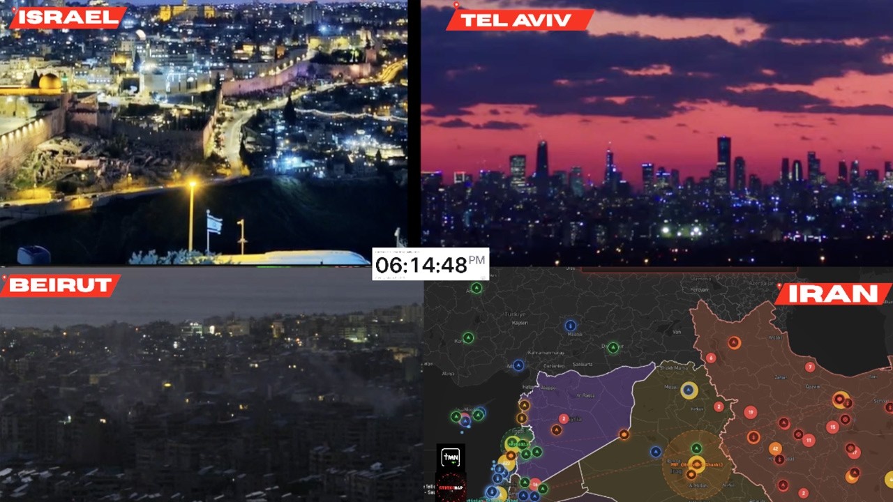 LIVE Middle East Real-time cameras from Iran, Israel, Beirut Doha