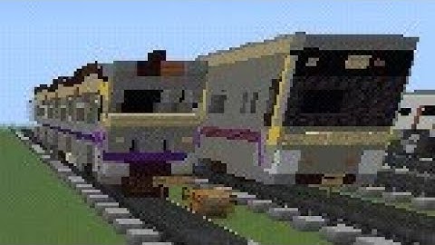 Minecraft LRTA 2 LRV 2000 Hyundai rotem toshiba megatren* review ( Train MCTPHI #1 ) version