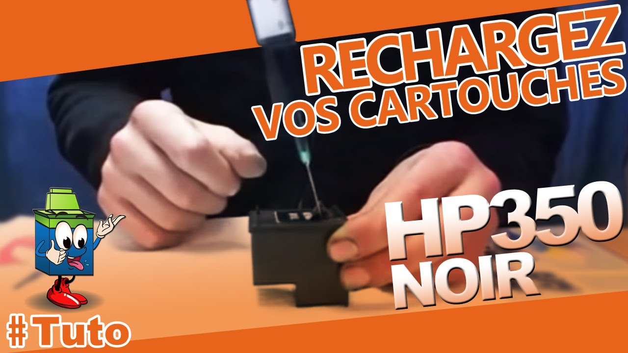 TUTO REMPLISSAGE CARTOUCHE HP 305 NOIR 