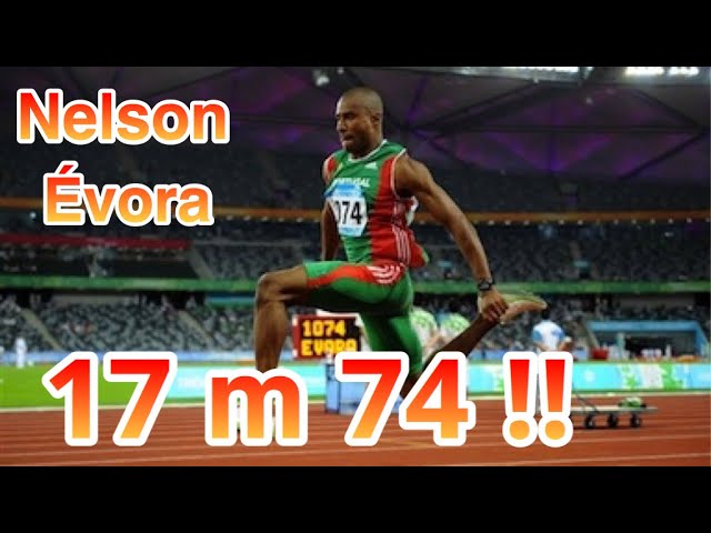 Compilation of Nelson Evoea (triple jump, 三段跳び)