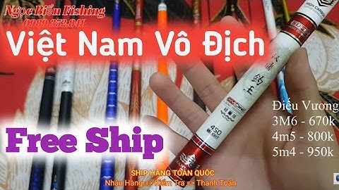 Chương trình khuyến mại khi mua cần câu tại shop Ngọc Biển Fishing