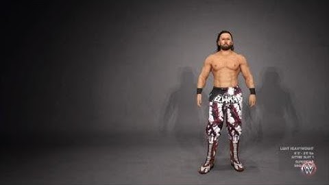 WWE 2K23 create a superstar creating brand new wrestler called aj black wrestler