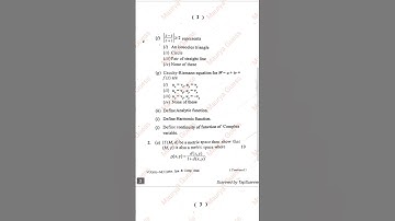 SEM -6 ,VBU PAPER-13 SESSION 18-21 , METRIC SPACE & COMPLEX ANALYSIS