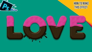 How to Create Chocolate Text in Photoshop cc 2020 || (Part 2)
