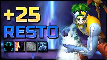 +25 AV Azure Vault Resto Shaman POV | JustRuss