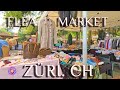 SCHWEIZ ZÜRICH ✨ Grösster Flohmarkt / Die Waren auf dem Antiquitätenmarkt am Bürkliplatz