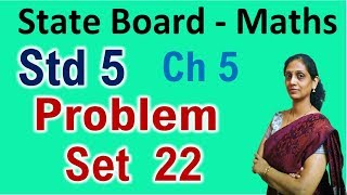 Class 5 Problem Set 22 Fractions State Board Maharashtra Maths Std 5th PraescioEdu