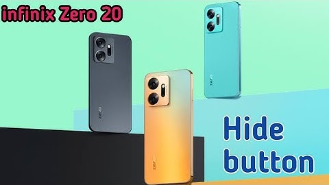 Back Button Setting In Infinix Zero 20, How To Hide Back Button In Infinix Zero 20,