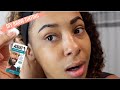 Trying out TINT EYEBROWS W/ BEARD DYE| Brow tinting at home $8