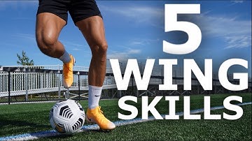 5 SKILLS for WINGERS | Five Skill Moves To Beat Defenders On The Wing