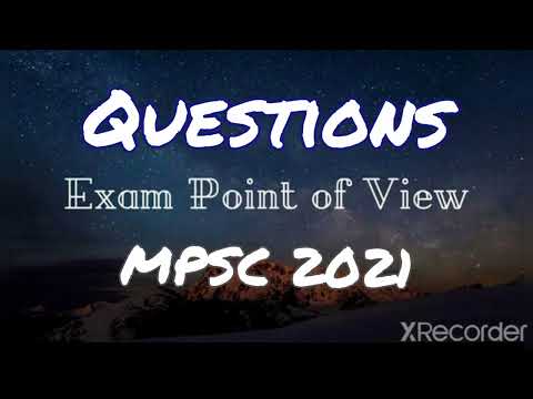 Chemistry questions mpsc