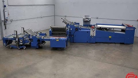 2006 MBO B30 Continuous Feed 3-3-2 Paper Folder