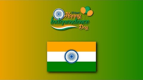 Happy Independence Day | Design National Flag of India with Simple Animation using HTML & CSS