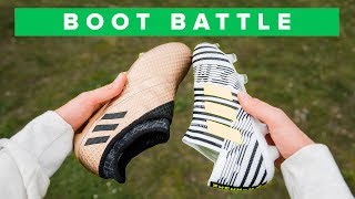 Nemeziz 17+ Vs Messi 16+ | adidas agility football boot battle - YouTube