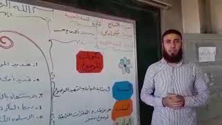 درس لغة عربية بعنوان خطوات كتابة موضوع تعبير للصف السابع والثامن