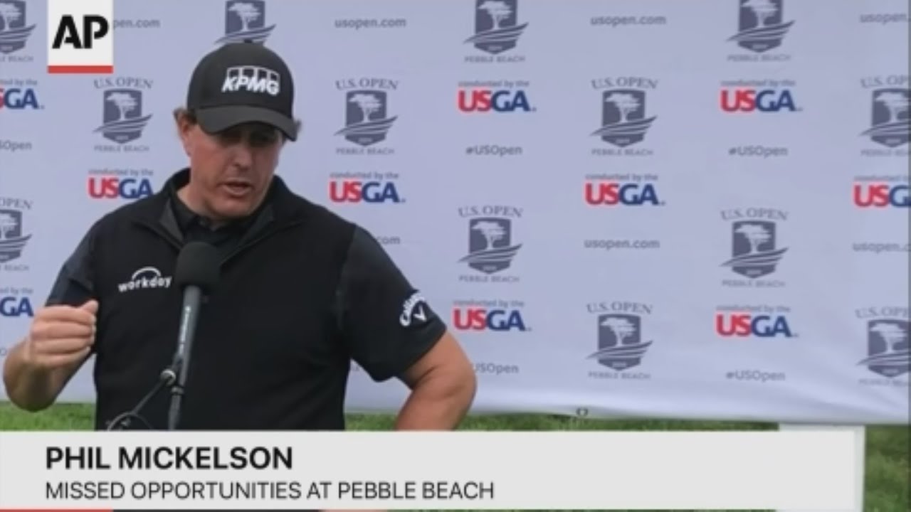 pressed cafe Phil Mickelson discusses missed chances at US Open