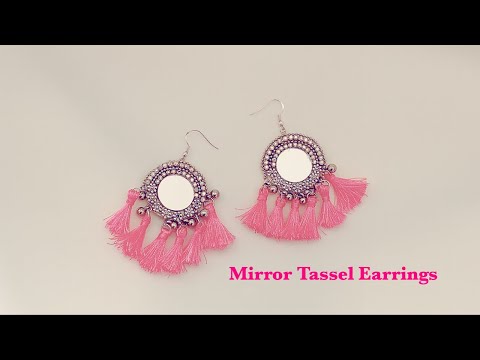 Brass Round German Oxidized Silver Mirror Jhumka Earrings for women and  Girls, Size: Free Size at Rs 65/pair in Jalpaiguri