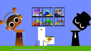 Sky  Eats Incredibox Sprunki in Algodoo