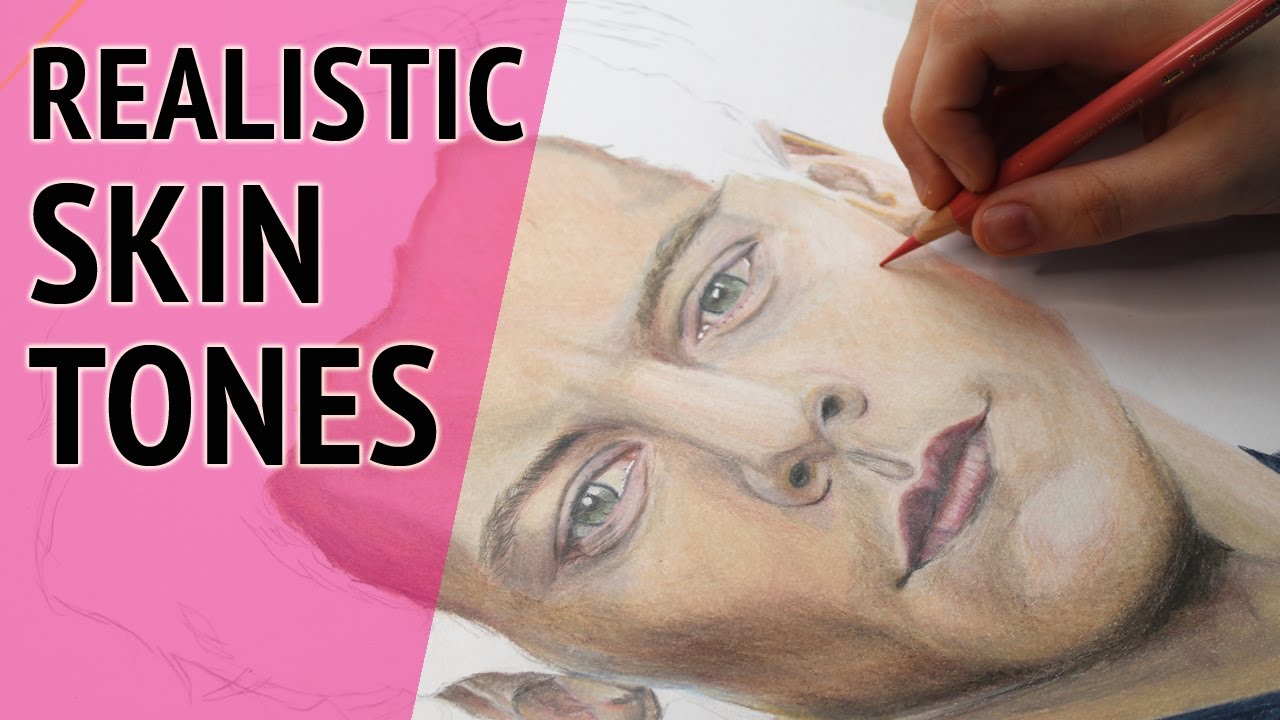 Realistic Skin Tone Tutorial | Polychromos | Harry Styles - YouTube