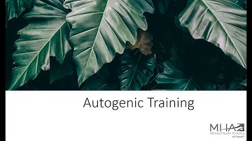 Munch & Learn: Autogenic Training