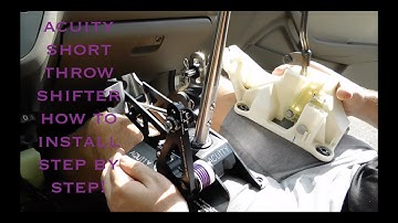 2003 Acura RSX Acuity Performance shifter (short throw shifter) installation. How to, step by step
