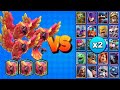 3 FÉNIX vs TODAS LAS CARTAS X2 | Clash Royale