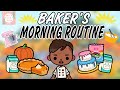 BAKER’S MORNING ROUTINE 🧁🥖 **USING NEW LOCATION** TOCA LIFE WORLD 🌎