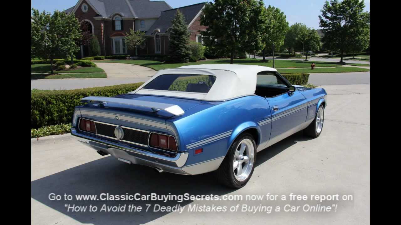 Ford mustang mach 1 convertible sale #9