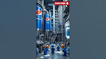 LEGO Cola Lab The Pepsi Production Zone #tinyworkers #pepsi #aicontent