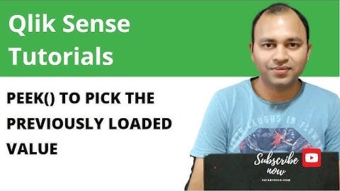 51 Qlik Sense Peek Script Function to pick the previously loaded field value