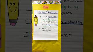 Writing Checklist for Kids  ✅