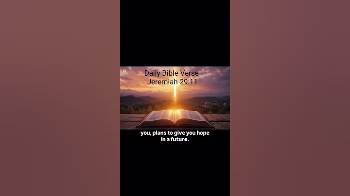Daily Bible Verse | Jeremiah 29:11 | God’s Plan for Your Life