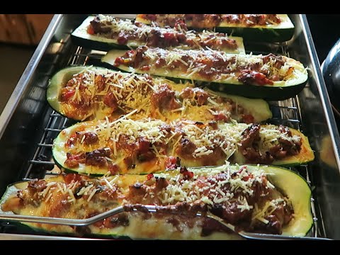 Zucchini Season: Italian Sausage Boats